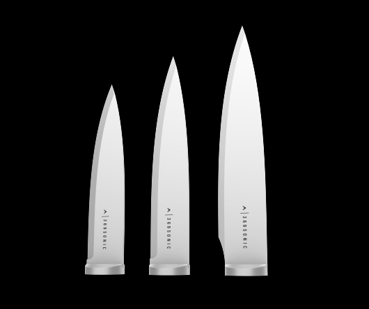 Sé uno de los primeros en adquirir nuestro cuchillo de cocina ultrasónico y empieza a crear obras maestras culinarias con el estilo y la elegancia que sólo nuestro cuchillo puede ofrecer.
